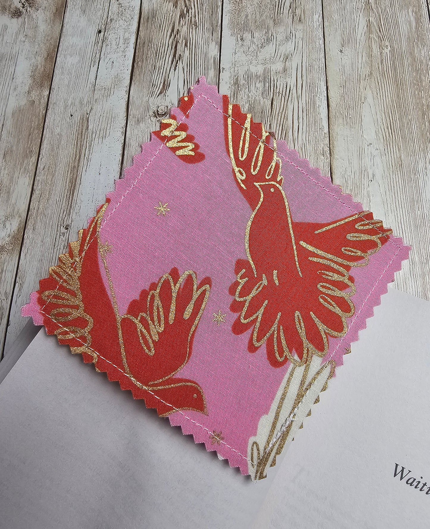 Handmade Fabric Bookmark – Back to School Supplies – Perfect for Kids, Teens, Teachers