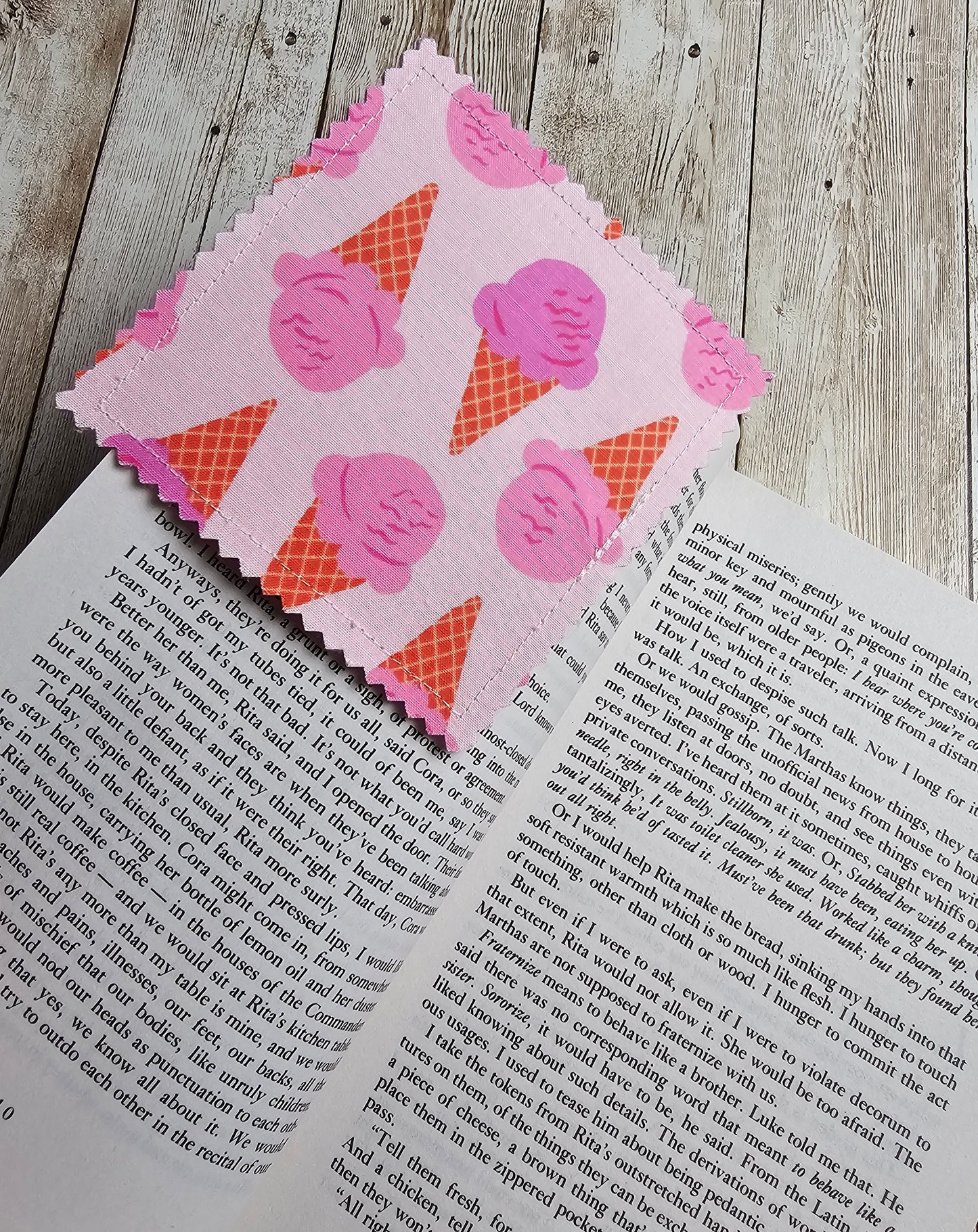 Handmade Fabric Bookmark – Back to School Supplies – Perfect for Kids, Teens, Teachers
