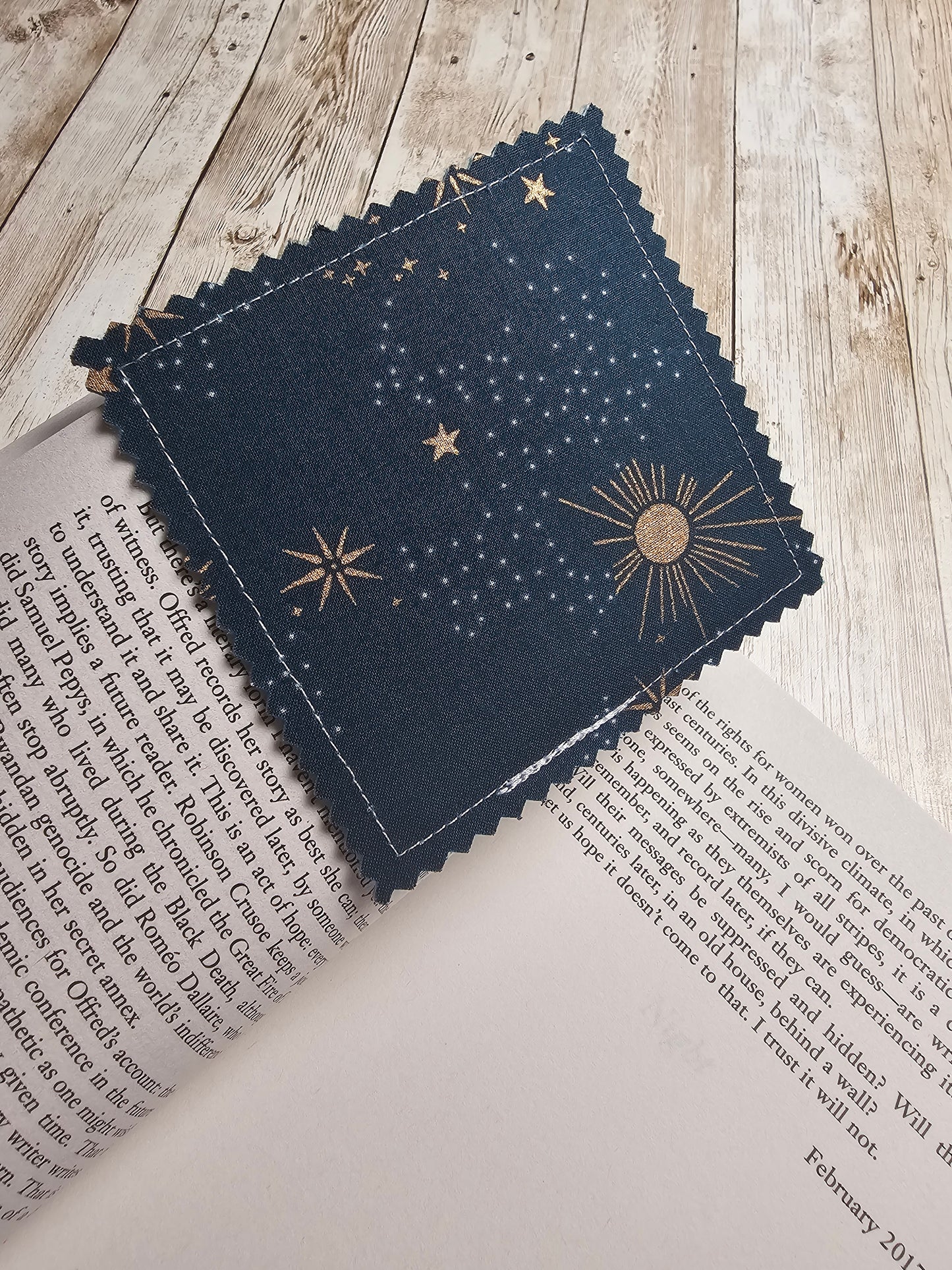 Handmade Fabric Bookmark – Back to School Supplies – Perfect for Kids, Teens, Teachers