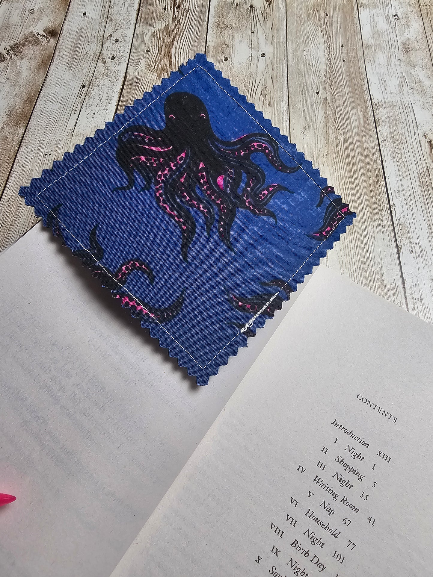 Handmade Fabric Bookmark – Back to School Supplies – Perfect for Kids, Teens, Teachers