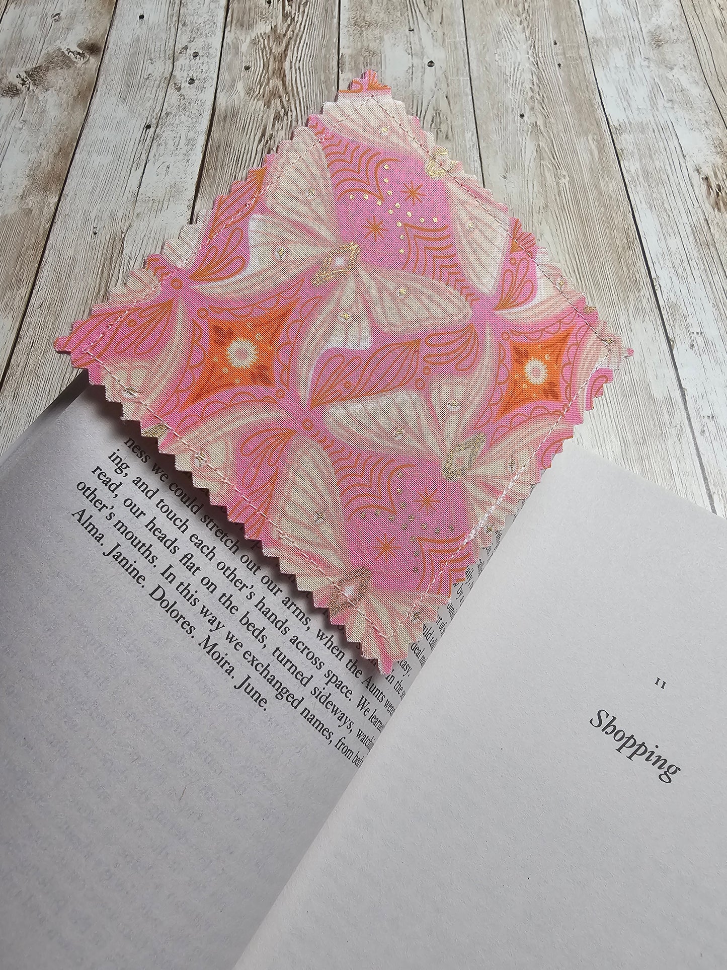 Handmade Fabric Bookmark – Back to School Supplies – Perfect for Kids, Teens, Teachers