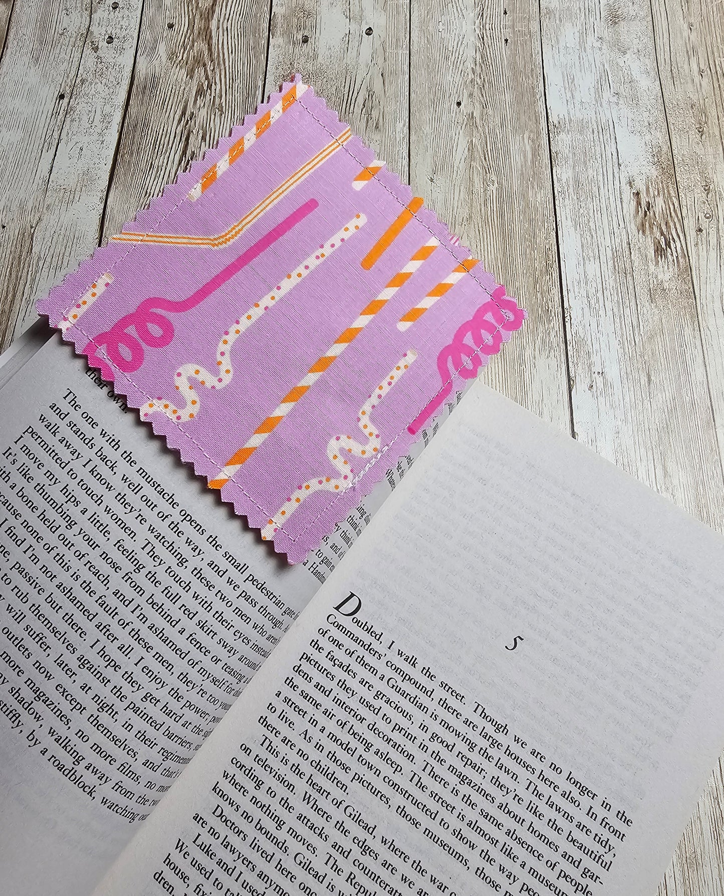 Handmade Fabric Bookmark – Back to School Supplies – Perfect for Kids, Teens, Teachers