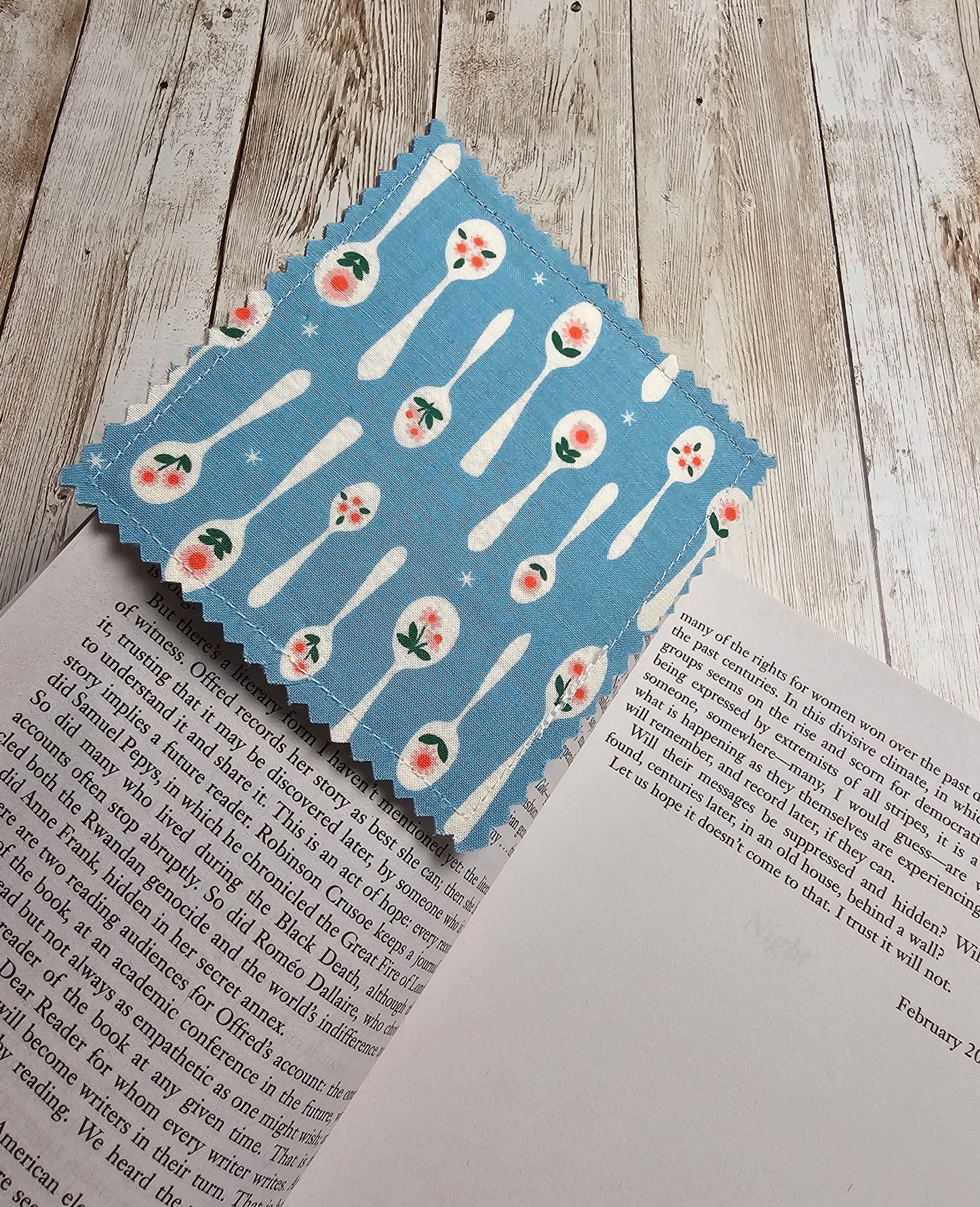 Handmade Fabric Bookmark – Back to School Supplies – Perfect for Kids, Teens, Teachers