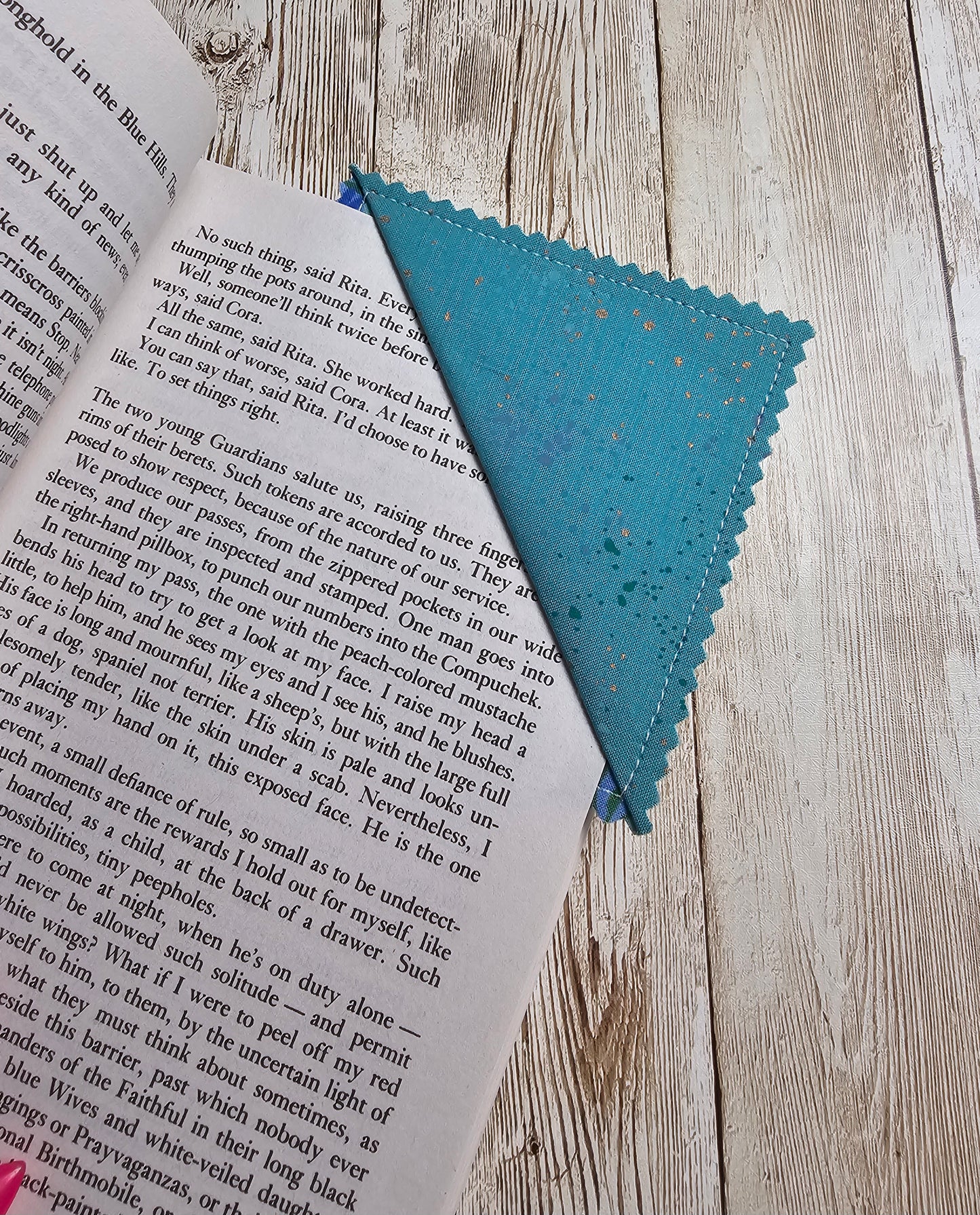 Handmade Fabric Bookmark – Back to School Supplies – Perfect for Kids, Teens, Teachers