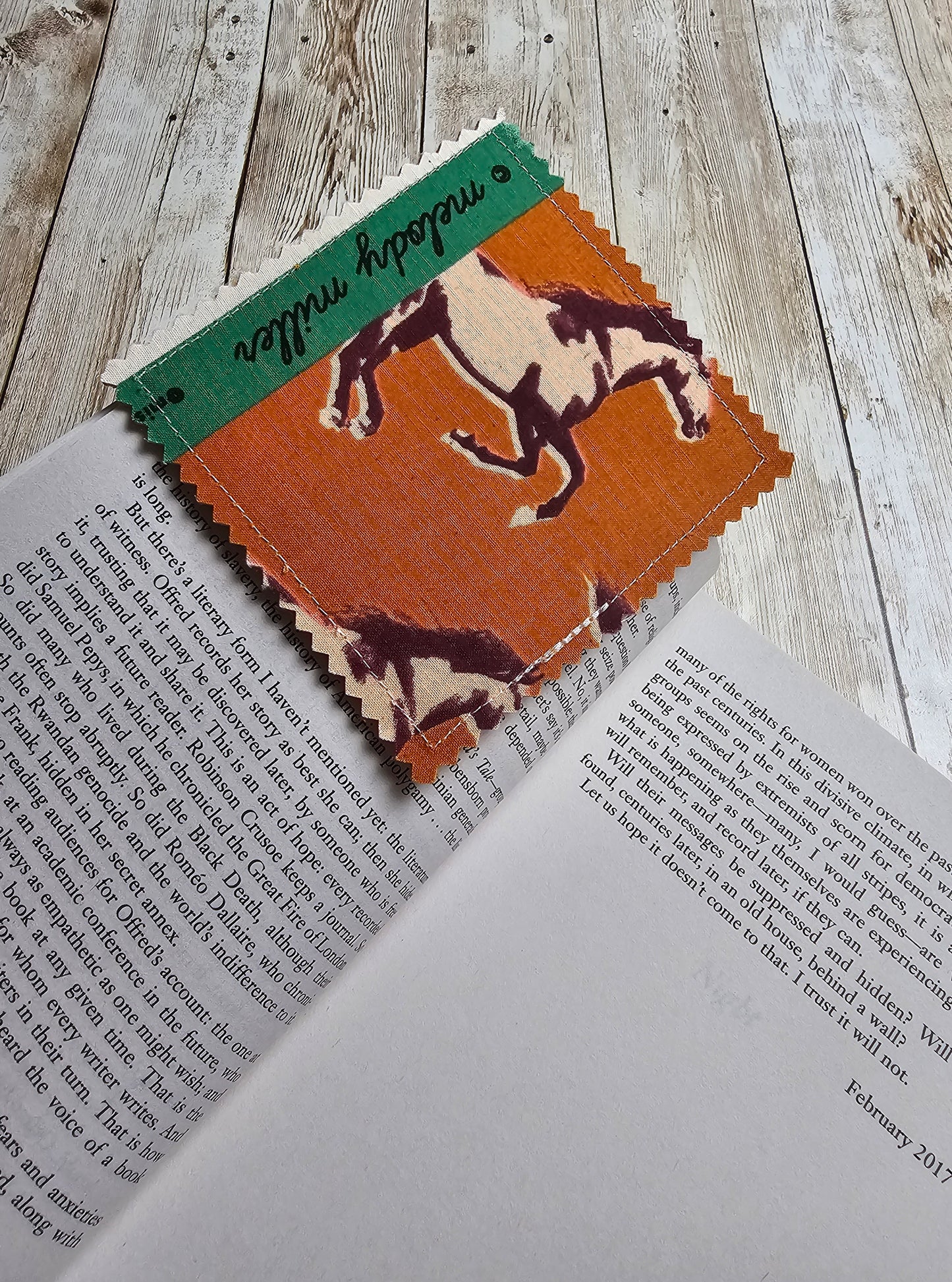 Handmade Fabric Bookmark – Back to School Supplies – Perfect for Kids, Teens, Teachers