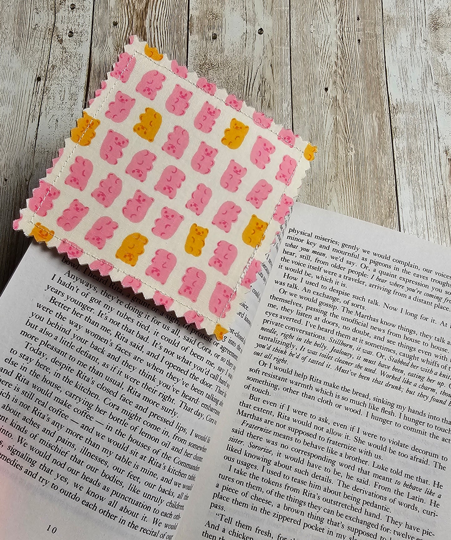 Handmade Fabric Bookmark – Back to School Supplies – Perfect for Kids, Teens, Teachers