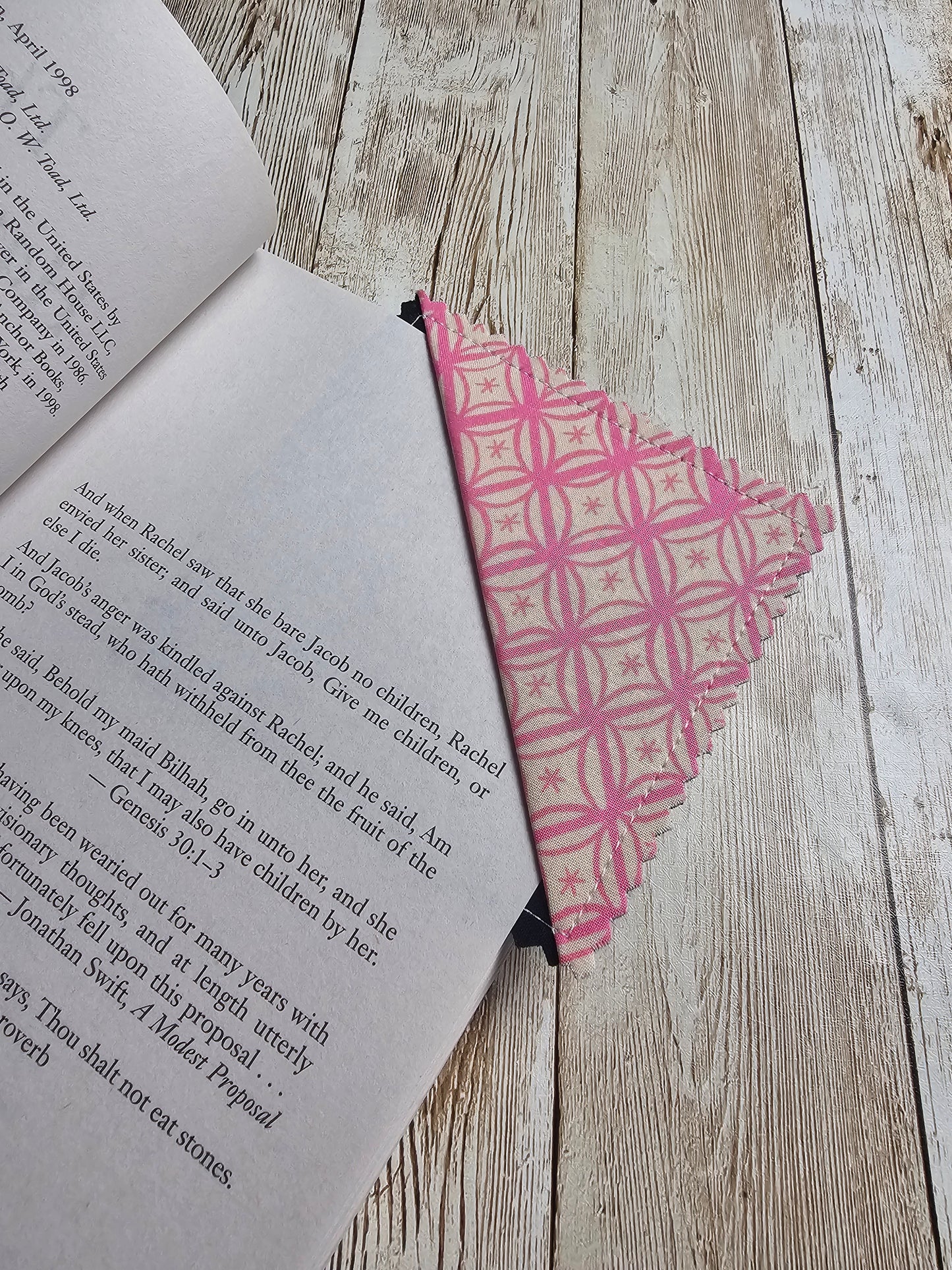 Handmade Fabric Bookmark – Back to School Supplies – Perfect for Kids, Teens, Teachers